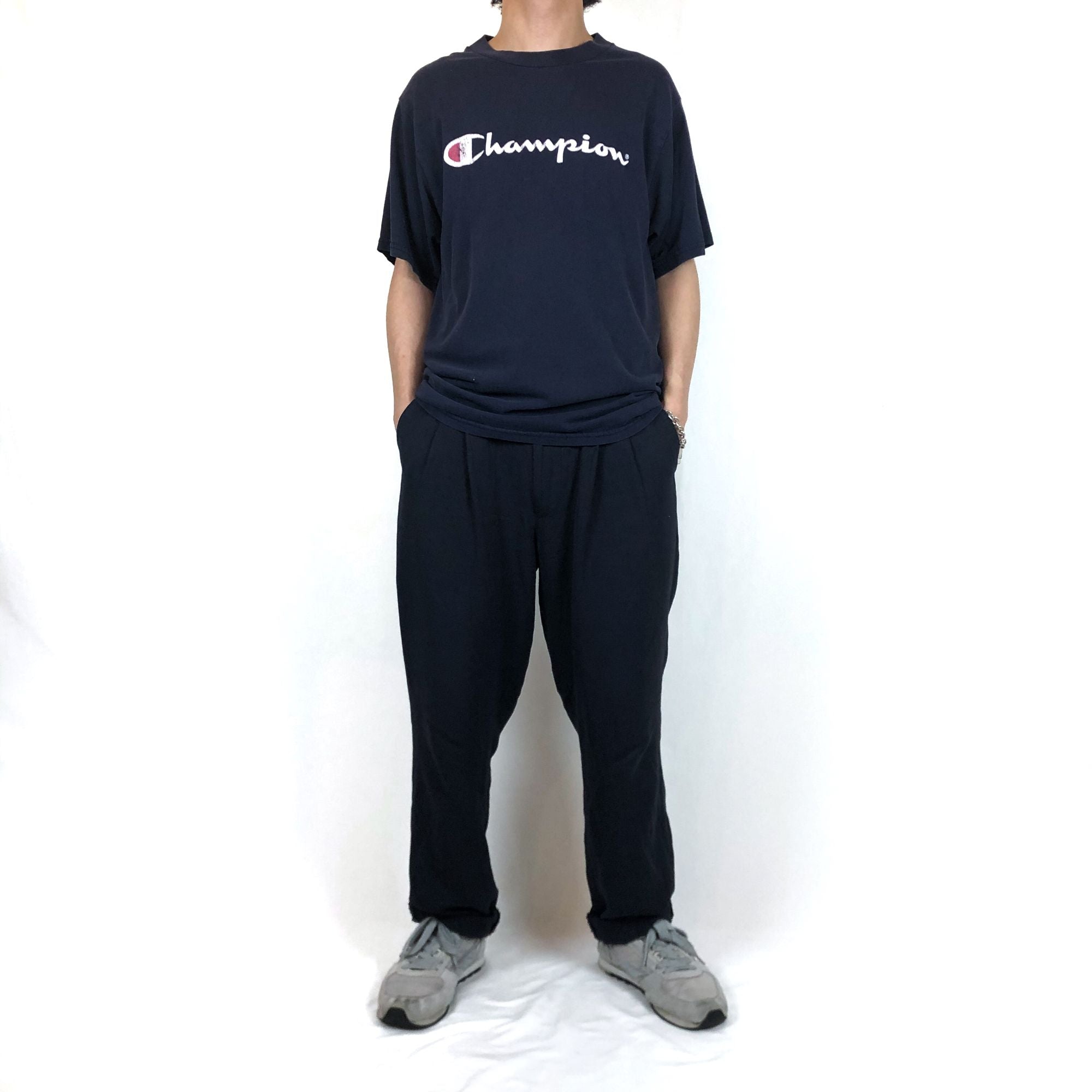 Champion ロゴ プリント Tシャツ