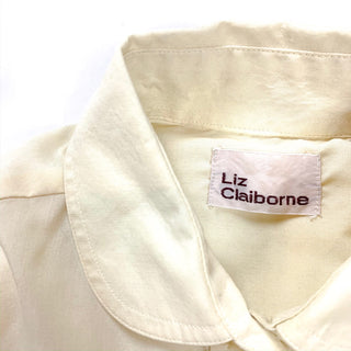 Liz Claiborne ラウンドカラーL/S shirt