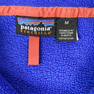 古着 90's Patagonia  ハーフジップ シンチラ フリースジャケット