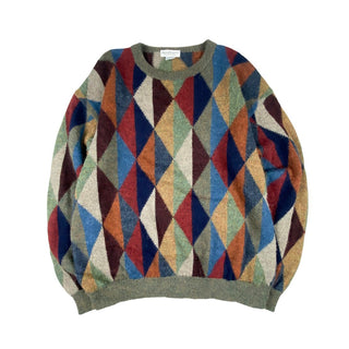 古着 90's~ Norm Thompson アルパカウール 総柄ニット