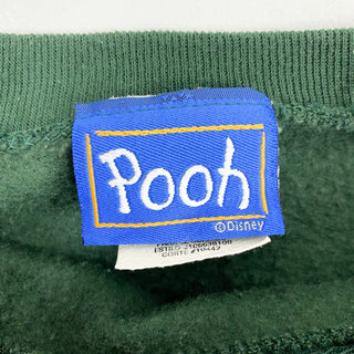 古着 90's〜 "made in USA" Pooh ラバープリント ディズニー プーさん スウェット