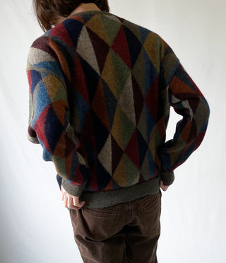 古着 90's~ Norm Thompson アルパカウール 総柄ニット